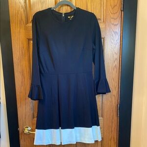 Kate Spade Ponte Black and White Ponte Dress